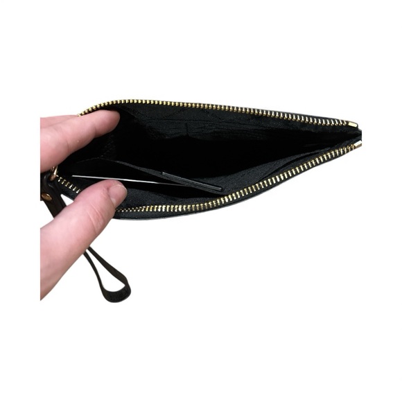 Michael Kors Black Croc-Embossed Wristlet - Picture 5 of 5